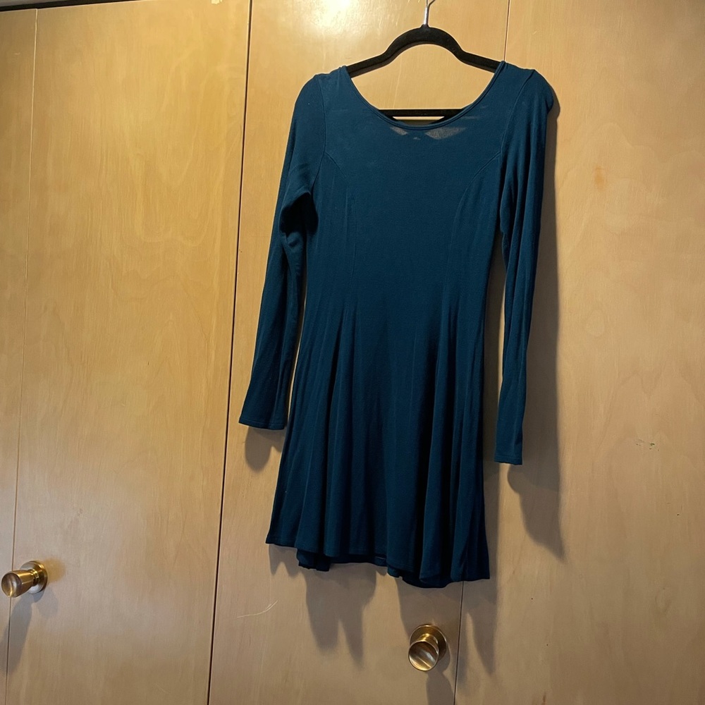 Navy Blue Dress with Style
